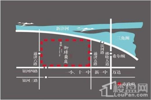 金皖御璟兰庭交通图